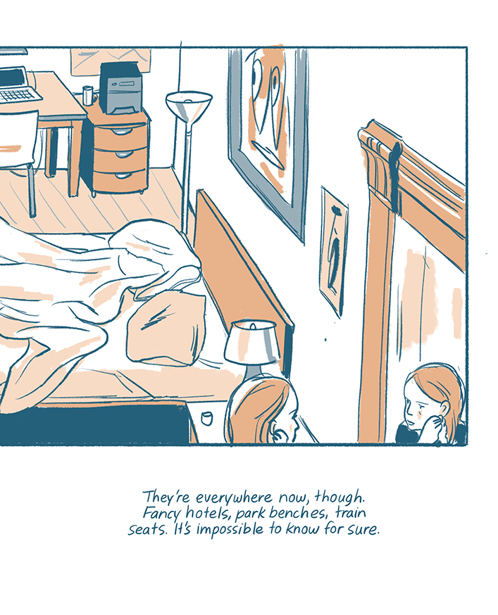 Early Stories Part 3 Panel 6 by Jillian Tamaki for Hazlitt