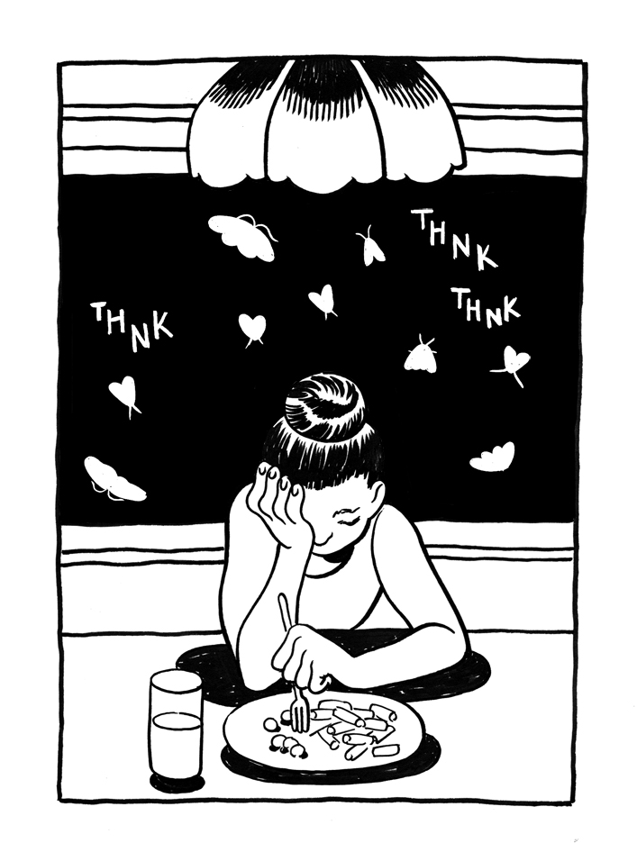 Angels' Share, Part 1 Panel 5 by Kris Mukai for Hazlitt