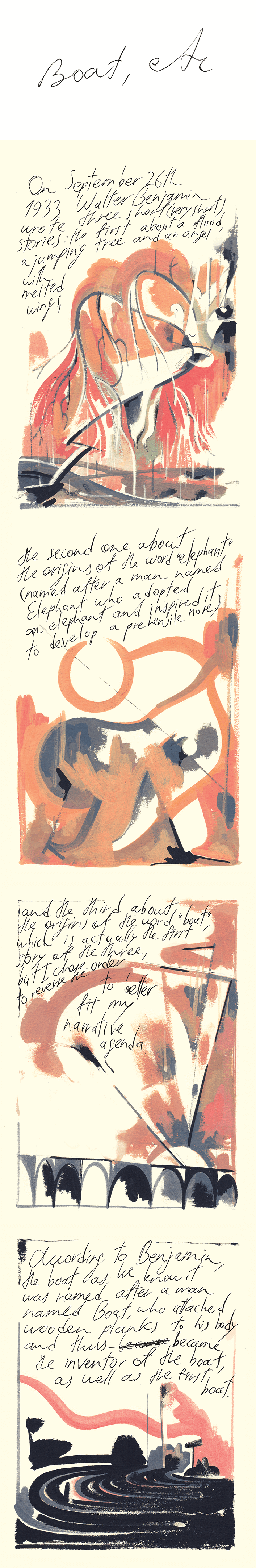 Maurice, Son of Noah Part 5 Panel 3 by Roman Muradov for Hazlitt