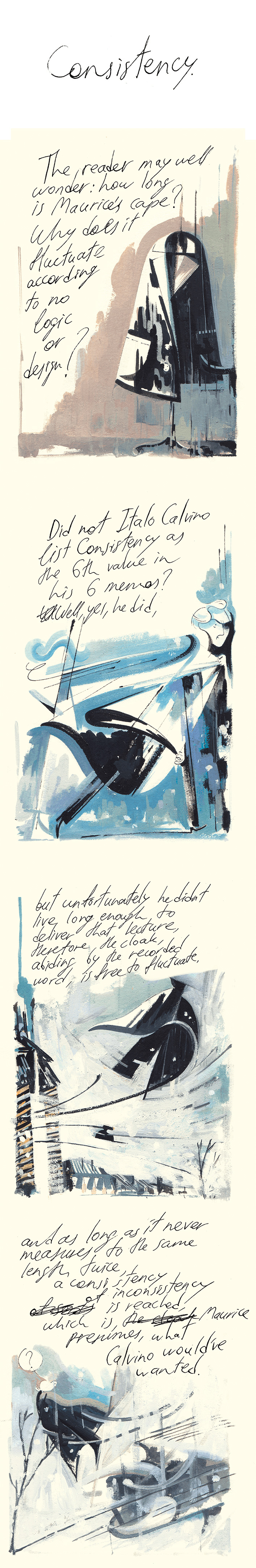 Maurice, Son of Noah Part 5 Panel 6 by Roman Muradov for Hazlitt