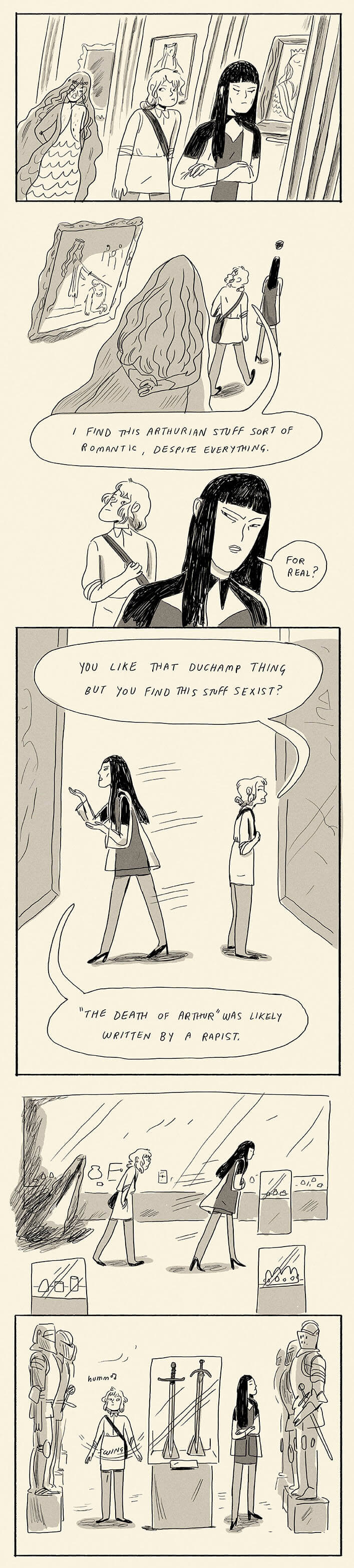 Straight Expectations Part 4 Panel 1 by Natalie Andrewson and Annie Mok for Hazlitt
