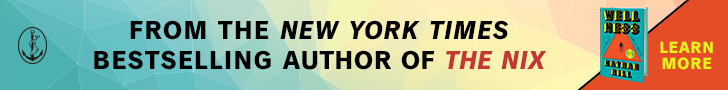 An ad for Nathan Hill's novel WELLNESS 