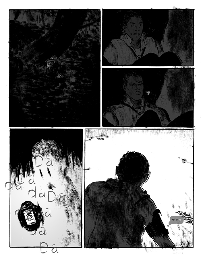 Panel 5 of Country Darkness Part 2 by K.L. Ricks