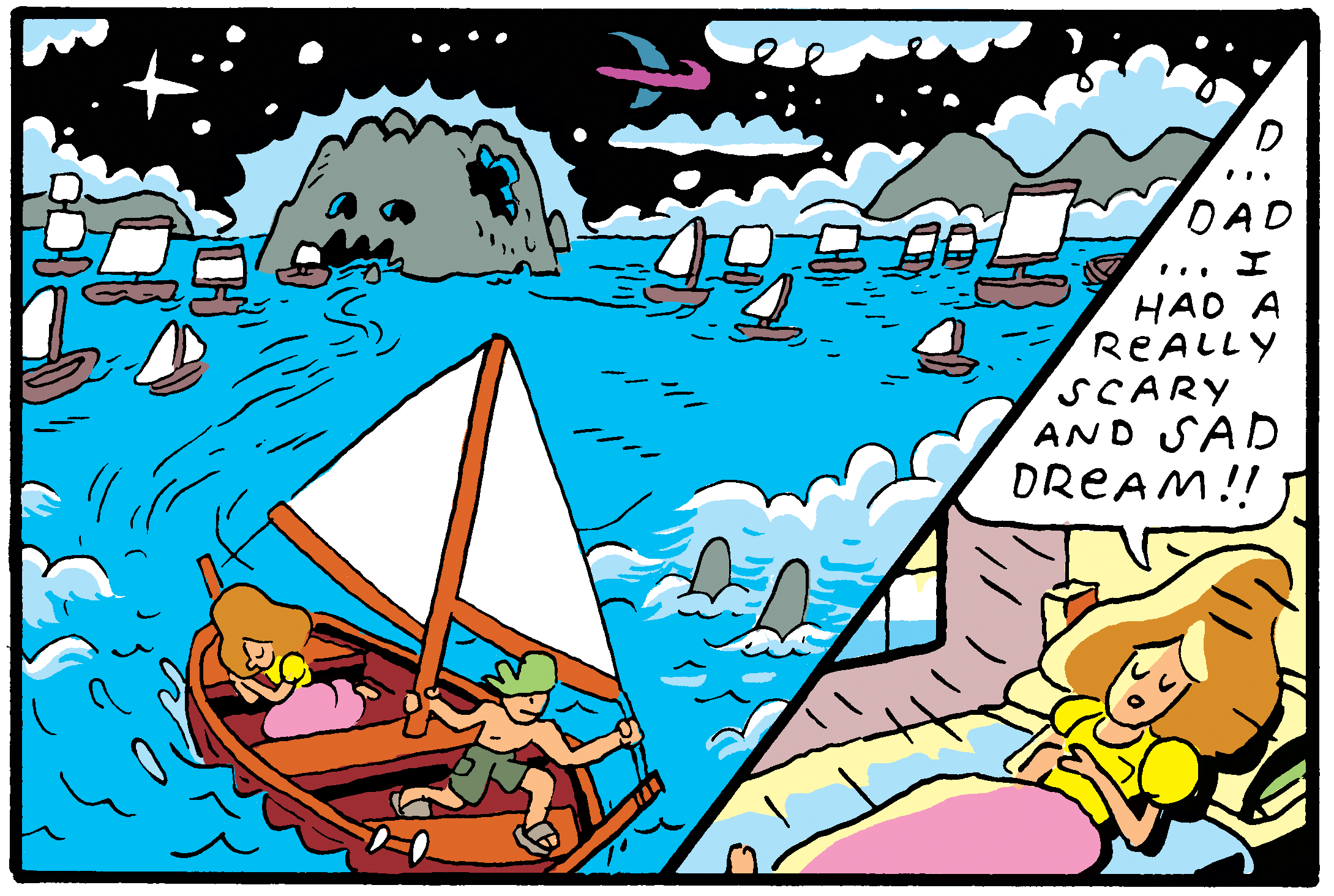 Liquid Planet Battle Part 8, A comic by Ryan Cecil Smith for Hazlitt