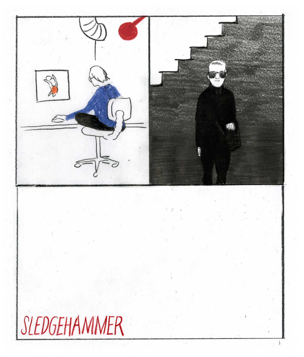 Sledgehammer Part 1 Panel 1 by Sam Alden for Hazlitt