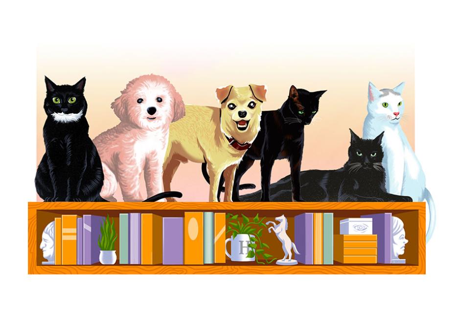 The pets of Hazlitt 