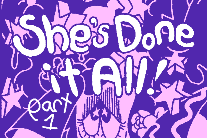 Banner for She's Done it All! Part 1 by Benjamin Urkowitz for Hazlitt