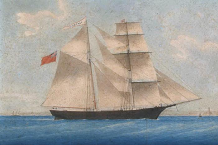|| A painting of Amazon, later named Mary Celeste, from 1861 (via Wikimedia)