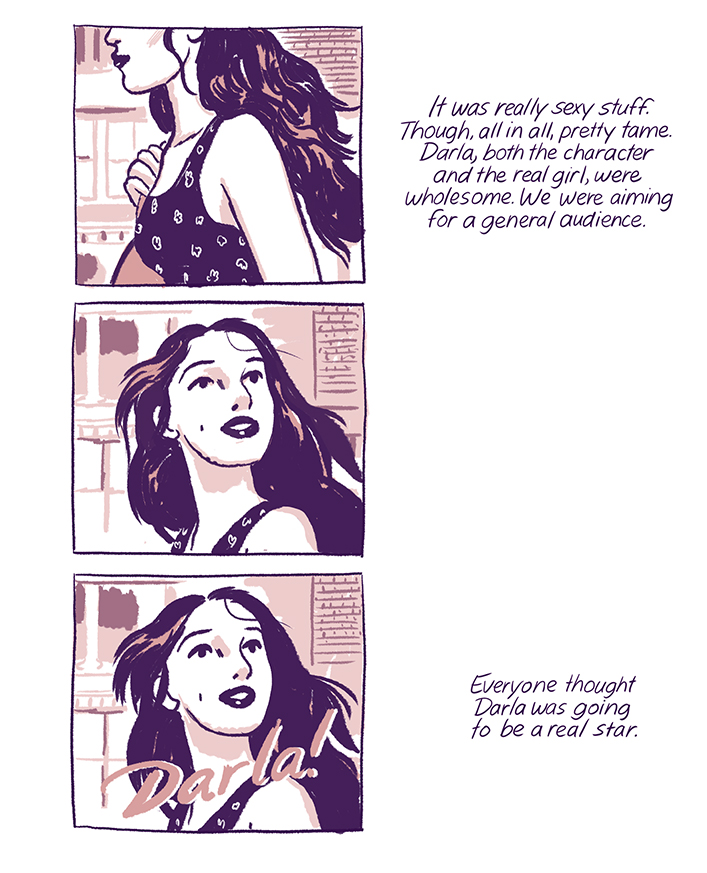 Early Stories Part 1, Darla Panel 7 by Jillian Tamaki for Hazlitt